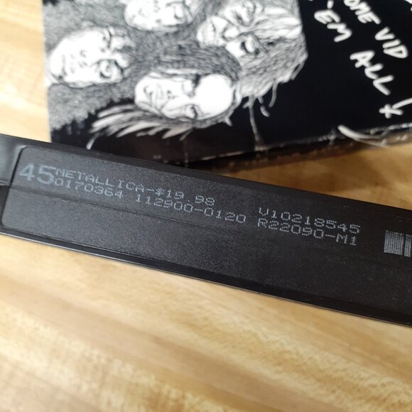 Metallica 19.98 Home Vid Cliff 'Em All VHS  12 Tracks Elektra/Asylum VTG  1987 - Picture 7 of 7